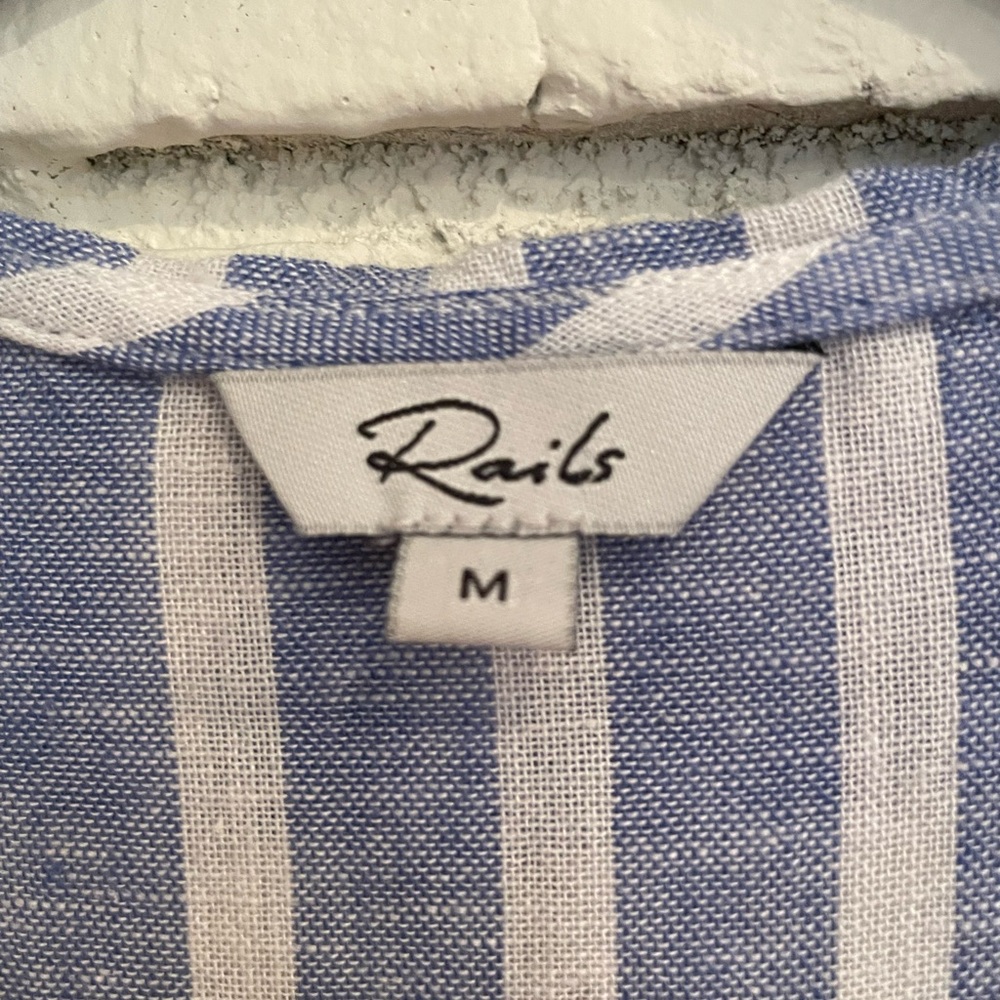 RAILS/NWOT/LOUISA WRAP DRESS/
Juneau Stripe/SZ Med/$45/linen blend - Picture 7 of 8